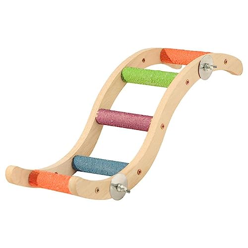 Vogelstange Natur Holz Ständer Für Papageien Conure Liefert Wellensittiche Leiter Scratcher Für Kleine Mittlere Papageien Rack Spielzeug von Yunnan Sourcing