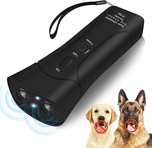 Anti Barking Device - Bark Begone - Ultrasonic Dog Barking Deterrent & 3 in 1 Bark Control Tool, Pet Training Device, Handheld Trainer, Stop Barking & Repellent Indoor Outdoor von YurDoca