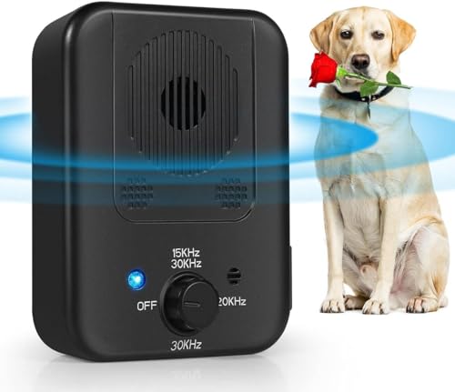 Hunde-Bell-Kontrollgeräte, Anti-Bell-Gerät, 3 Stufen, Ultraschall, wiederaufladbarer und wasserdichter Bellstopper für Haustiere, Hundeabschreckung für den Innen- und Außenbereich, Stoppen Sie das von YurDoca