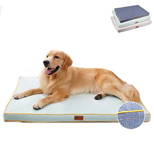 Yurun orthopädisches Hundebett Hundekissen Hundematratze für kleine mittlere große Hunde, Haustierbett kuschelig Schlafplatz, mit waschbarem Bezug Höhe in 6cm, 4 Größe S/M/L/XL von Yurun