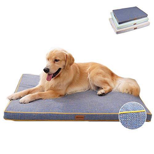 Yurun orthopädisches Hundebett Hundekissen Hundematratze für kleine mittlere große Hunde, Haustierbett kuschelig Schlafplatz, mit waschbarem Bezug Höhe in 6cm, 4 Größe S/M/L/XL von Yurun