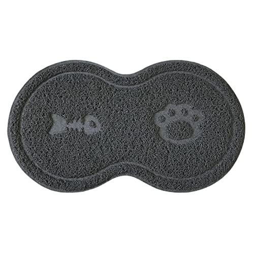 Yusheng 5 Hundefuttermatten,rutschfeste, wasserdichte Bodenfütterungsunterlage, weiches Tischset für Schalen | Waschbare Pet Bowl Mat Pet Feeding Pad für Wohnzimmer Küche von Yusheng