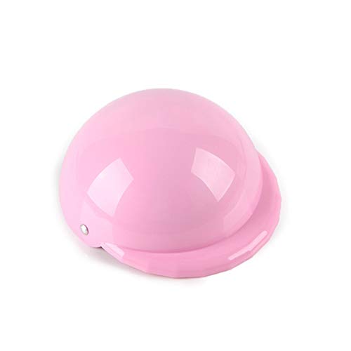 Z-LIANG Cooler Haustierhund Helm Ridding Cap Weiche Gepolsterte Safety Hat Welpen Sun Regenschutz (Color : Pink, Size : S) von Z-LIANG