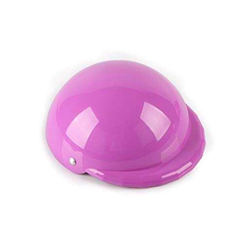 Z-LIANG Pet Products Katze Spielzeug Haustierspielzeug Helm Spielzeug, die Hundekostüme Zubehör Hübscher Bikerhut niedlich & lustiges Haustierspielzeug Helm (Color : Purple, Size : M) von Z-LIANG