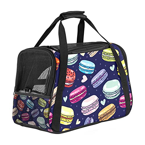 Burger-Snacks Liebe Weiche Reisetasche für Hunde und Katzen Von der Fluggesellschaft zugelassen extrem atmungsaktiv 43x26x30 cm von Z&Q