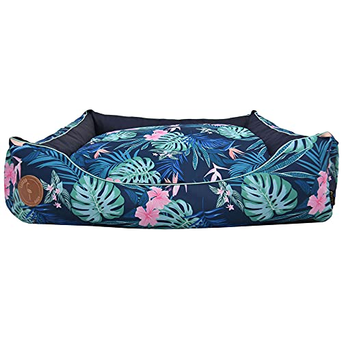 Z4L WauWau Hundebett CEZAR Tropic/Marine 80cm x 70cm von Z4L