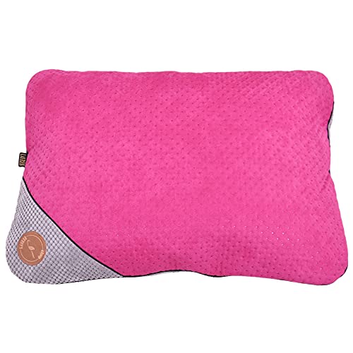 Z4L WauWau Kissen Frida 70cm x 50cm rosa gesteppt/grau von Z4L