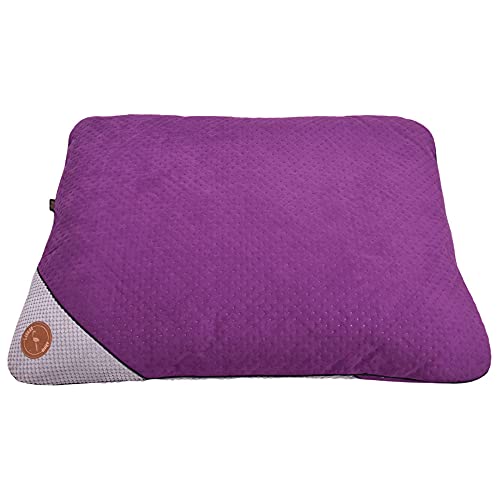 Z4L WauWau Kissen Frida 85cm x 65cm violett gesteppt/grau von Z4L