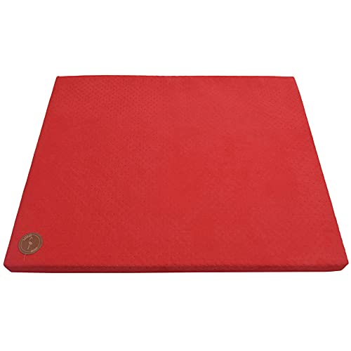 Z4L WauWau Liegematte Demi 85cm x 70cm rot gesteppt von Z4L