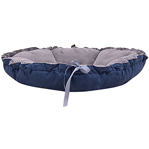 Z4L WauWau Tierbett Daisy Marine gesteppt/grau 80cm von Z4L