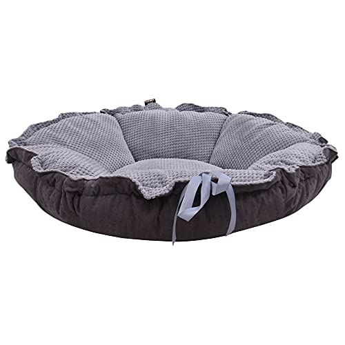 Z4L WauWau Tierbett Daisy grau gesteppt/grau 80cm von Z4L