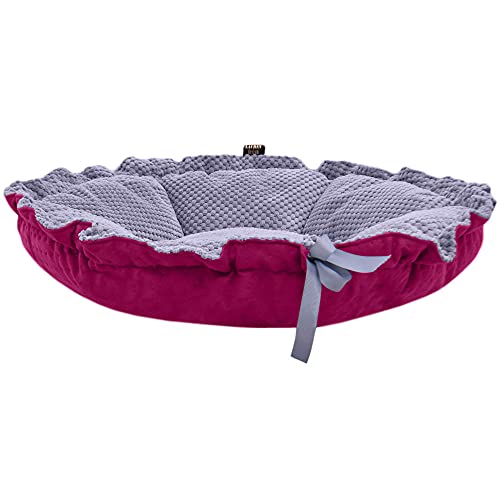 Z4L WauWau Tierbett Daisy rosa gesteppt/grau 65cm von Z4L