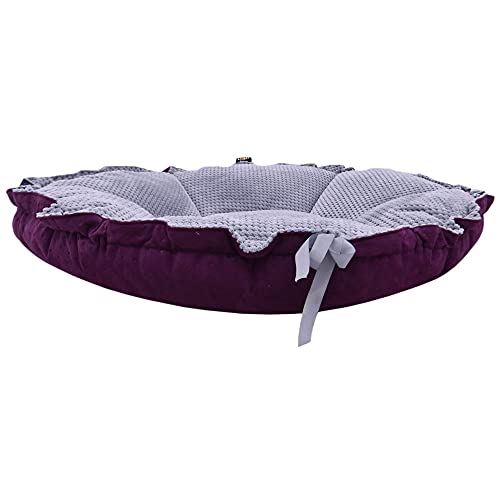 Z4L WauWau Tierbett Daisy violett gesteppt/grau 80cm von Z4L