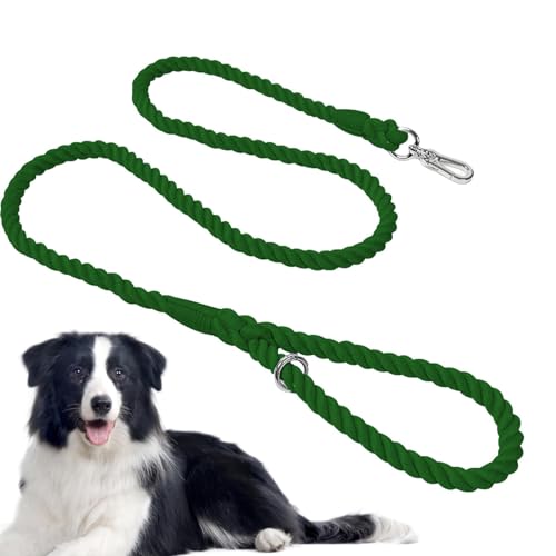 Robuste Hundeleinen, Haustierleinen - 5 Fuß stabile Seilleinen für Welpen - Rope Dog Lease Training Starke und Dicke Multifunktionsleinen für große und mittelgroße Hunde von ZAGARO