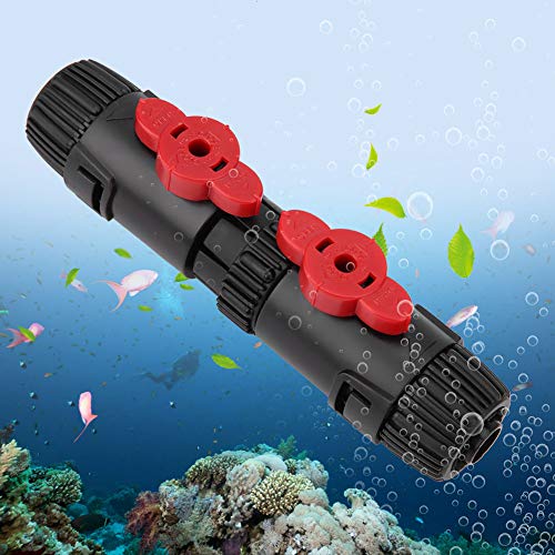 ZAICOLER Aquarium-Ventil, Aquarium-Schlauchverbinder, Aquarium-Rückschlagventil, Schlauchrohrventil, Schlauchrohrverbinder mit Schnellverschlussgriff für Aquarium-Aquarien (12–16 mm von ZAICOLER