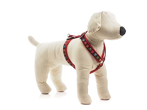 Hundegeschirr, verstellbar, Polyester, 2,5 x 40 – 60 cm von ZAMIBO