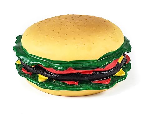 ZAMIBO Hamburger Großes Modell, Vinyl, 16,5 x 8 cm, Braun von ZAMIBO