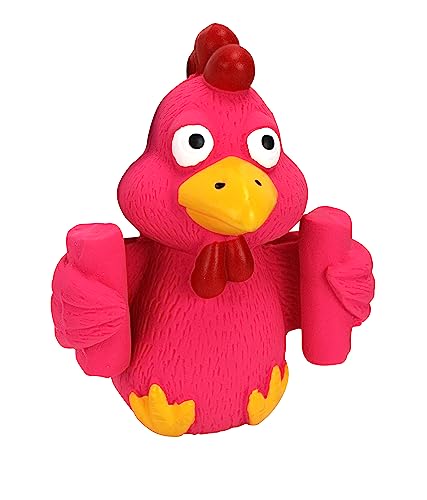 ZAMIBO Huhn, Latex, 13 cm, Rosa von ZAMIBO