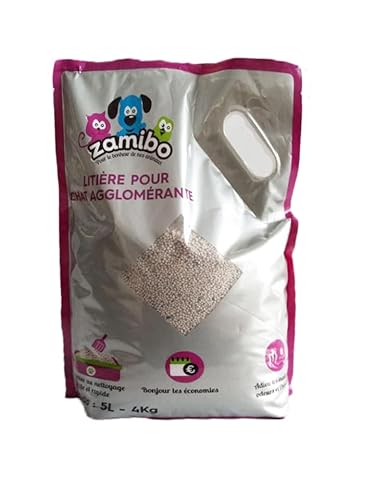 ZAMIBO Klumpenstreu – 4 kg – 5 l, Duft Jasmin von ZAMIBO