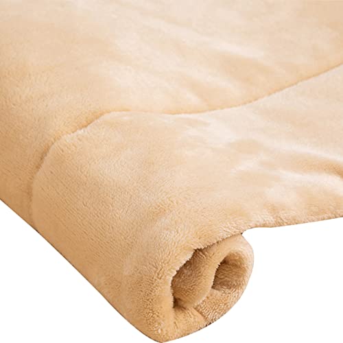 ZAOWU Hund Plüschmatte Verdicken Decke Katze warme Bettmatte Haustier Winterdecke Fuzzy Mat Braun 24"x18" von ZAOWU