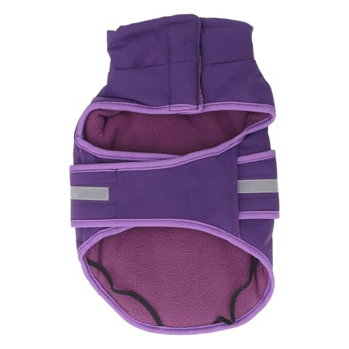 ZASCHMOY Warmer Hundemantel, Wasserabweisende Haustier-Thermojacke, Verstellbarer Hunde-Wintermantel (L) von ZASCHMOY