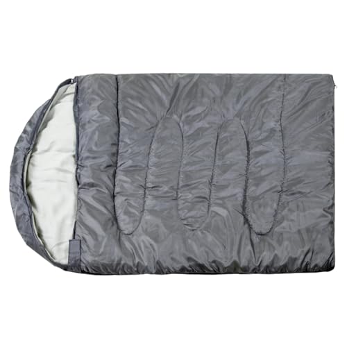 ZASCHMOY Hundeschlafsack, Wasserdichtes Warmes Outdoor-Hundebett, Haustier-Campingbett für Reisen, Camping, Wandern (Grey) von ZASCHMOY