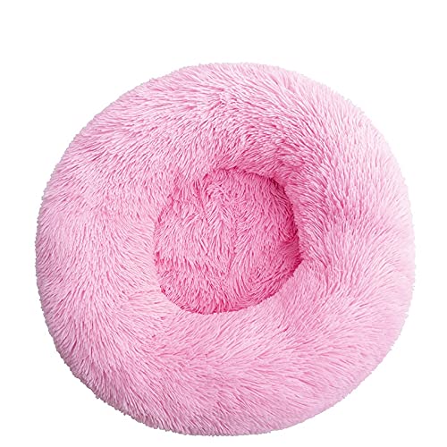 ZAW Hundebett Haustier Hund Bettkorb Hunde Betten for große Bankmatte Chihuahua Kennel for Haustierbedarf Sofa Hundehaus for Katze Big Kissen Katzenbett (Color : Bright pink, Größe : 80cm) von ZAW