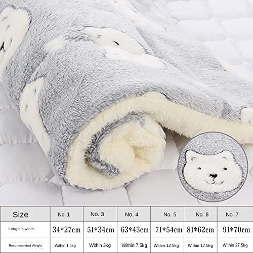 ZAW Hundebett Haustier Matten verdicken weiche Katzenbett for Hundematte Winterkatze Matte Blanket Haustierprodukte Hundebett for kleine große Hunde Teppich Katzenbett von ZAW