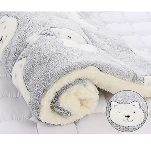 ZAW Hundebett Weiche Flanel Haustier Matte hundebett Winter verdicken warme Katze Dog Decke welpen schlafende Abdeckung Handtuch Kissen for kleine mittelgroße Hunde Katzenbett von ZAW