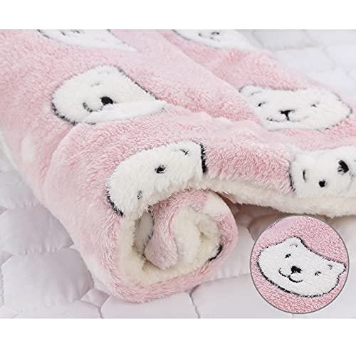 ZAW Hundebett Weiche Flanel Haustier Matte hundebett Winter verdicken warme Katze Dog Decke welpen schlafende Abdeckung Handtuch Kissen for kleine mittelgroße Hunde Katzenbett von ZAW