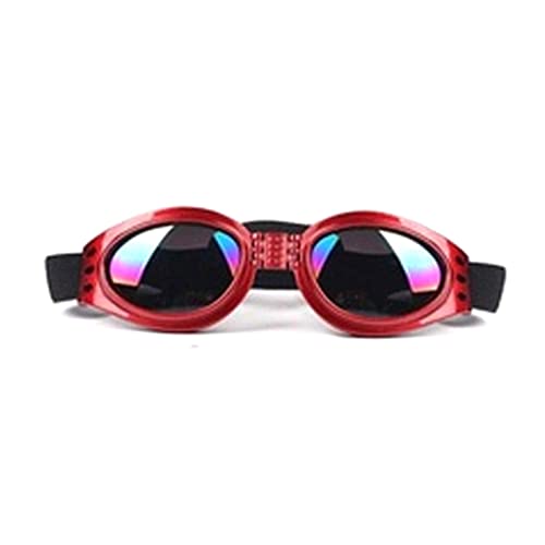 ZAYIUKI Hundesonnenbrille UV-Schutz für mittelgroße oder große Hunde für den nördlichen Bereich mit verstellbarem Riemen für Outdoor-Sportarten von ZAYIUKI