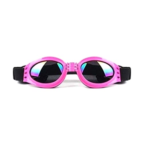 ZAYIUKI Hundesonnenbrille UV-Schutz für mittelgroße oder große Hunde für den nördlichen Bereich mit verstellbarem Riemen für Outdoor-Sportarten von ZAYIUKI