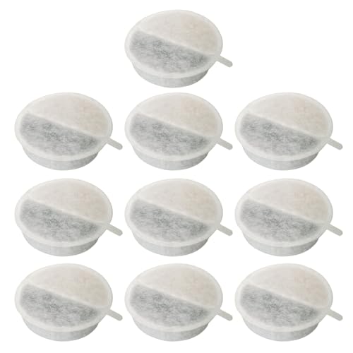 ZBIianxer 10pcs Katzen Brunnenfilter Filtrationssystem Nichvillfilterschaum Wasserreinigungen Filter Katzen Brunnenschwamm von ZBIianxer