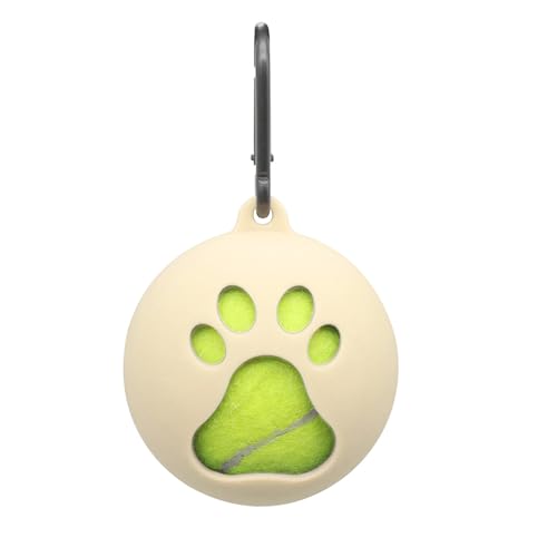 ZBIianxer Leichter Tennisballhalter mit Hundeleinen-Befestigung, freihändige Haustierballabdeckung, tragbarer Tennisball-Clip, tragbarer Tennisball-Clip, einfache Installation, Haustierzubehör von ZBIianxer