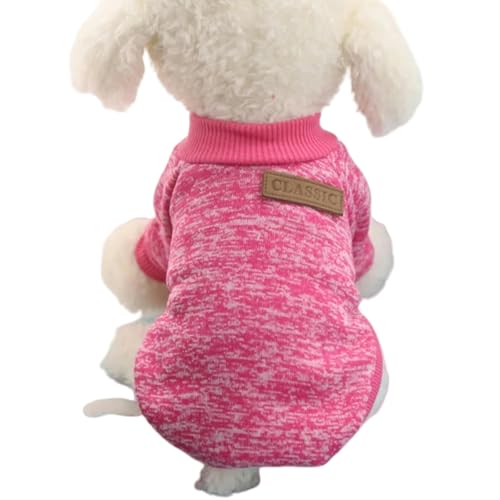 ZBJZUIMEI Hundebekleidung Warm Hundekleidung Welpenjacke Mantel Katze Kleidung Hundepullover Winter Hundemantel Kleidung Für Kleine Hunde-Burgund-XL von ZBJZUIMEI