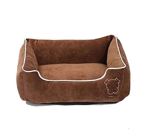 ZCLNYVGJ Beruhigendes Hundebett Haustierbett Bequemes Hundebett Haustierschlafmatte Waschbar Warm Hundehütte Katzennest Haus Weiches Kissen Sofa Matratze Matte Für Haustier von ZCLNYVGJ