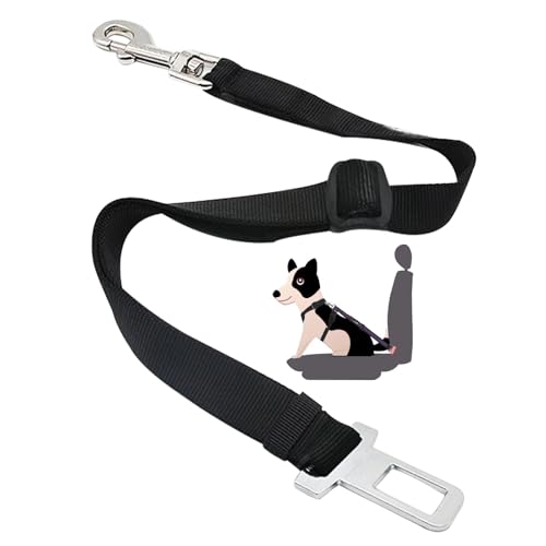 Hunde Sicherheitsgurt,2 Stück Einstellbar Hundesicherheitsgurt,Sicherheitsgeschirr für Auto,Anschnallgurt Hund,Hundegurt fürs Auto Einstellbar, Auto Dog Seat Belt,Dog Safety Harness for Car von ZDL