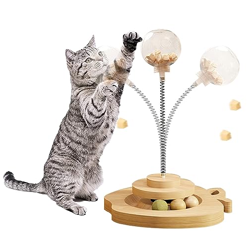 Interaktives Katzenspielzeug Aus Holz,Interaktives Katzenspielzeug Futter,Katzen Intelligenzspielzeug,Katzen Holzspielzeug,Wooden Cat Toy,Intelligenz Katzenspielzeug,Interaktives Futterspielzeug Katze von ZDQC