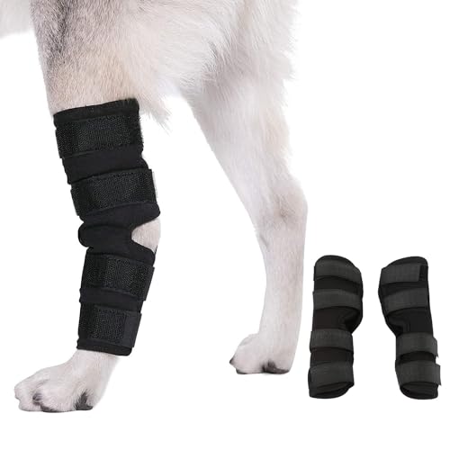 1 Paar Gelenkbandage für Hunde, Hunde Kniebandage, Hunde Gelenkbandage Stützbandage, Hunde Bein Sprunggelenk Wrap, Kniebandage für Hunde, Haustier Schutzausrüstung, Haustier Hunde Handgelenk Bandage von ZEACCT