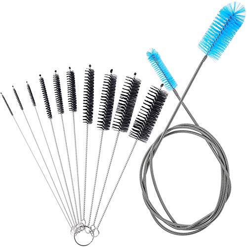 ZEELYDE Aquarium Filter BüRsten Set, Flexibler Doppel End Borsten Rohr Reiniger mit Langer Reinigungs BüRste Edelstahl ZEELYDE Aquarium Filter BüRsten Set, Flexibler Doppel End Borsten Rohr Reiniger mit Langer Reinigungs BüRste Edelstahl von ZEELYDE