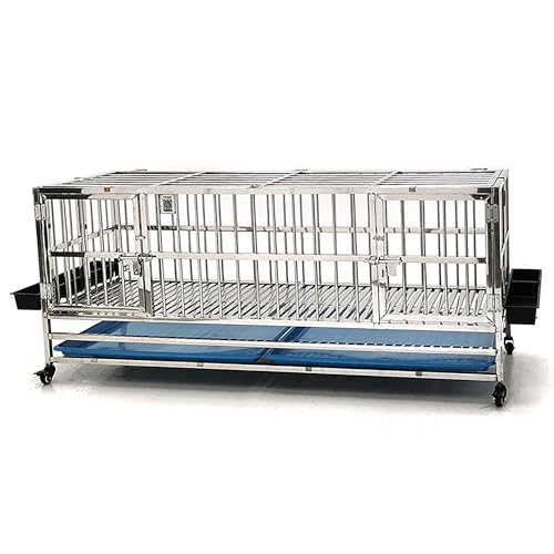 ZEOPLE Hühnerauslauf aus Metall, Hühnerkäfig für den Außenbereich mit Rädern, Faltbarer Geflügelkäfig, sammelt automatisch Eier, mit Tablett und Futtertrog(Egg Rack Type,78x53x67cm) von ZEOPLE