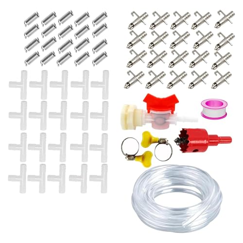 Effizientes Nippel-Bewässerungs-Kits, Bewässerungssysteme für Kaninchen, Geflügel, inklusive Schlauch, automatischer Käfig-Wasserversorgungssysteme, Nippel-Trinker-Kits Effizientes Nippel-Bewässerungs-Kits, Bewässerungssysteme für Kaninchen, Geflügel, inklusive Schlauch, automatischer Käfig-Wasserversorgungssysteme, Nippel-Trinker-Kits von ZEPFJHE