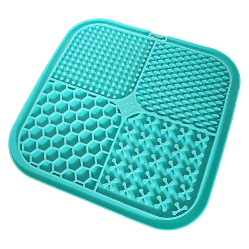 Lebensmittelechtes Silikon, langsames Füttern, Leckmatten für Haustiere, rutschfeste Saugbasis, einfache Reinigung, Design, Verdauungshilfe, strukturierte Haustierfutter-Spendermatten Lebensmittelechtes Silikon, langsames Füttern, Leckmatten für Haustiere, rutschfeste Saugbasis, einfache Reinigung, Design, Verdauungshilfe, strukturierte Haustierfutter-Spendermatten von ZEPFJHE