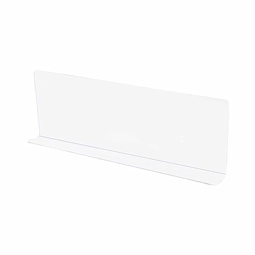 Spielzeugblocker Durchsichtiger Blocker unter dem Sofa. Stoppen Sie Dinge unter Ihrem Sofa oder Bett, Verstellbarer Abstandspuffer, for Möbel mit starkem Klebeband (Color : Clear, Size : 60x4x9cm/23 von ZERVA