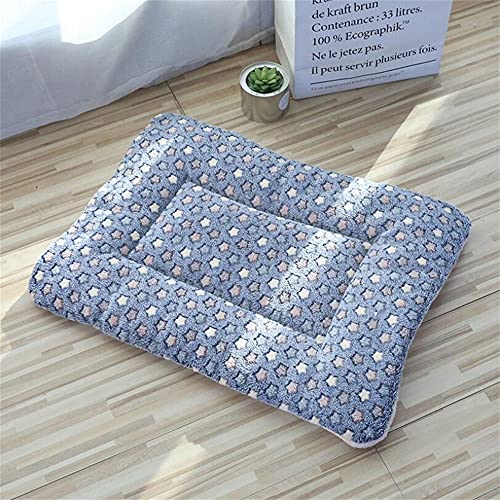 ZESLIV Haustier Decke Flanell Hundedecke Fußabdruck Schlafdecken Katzenbett Katzen Kissen 69x48cm von ZESLIV