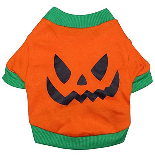 ZESLIV Haustier Hunde Halloween Haustier Halloween Kostüm Welpenpullover für kleine mittlere Hunde Katzen von ZESLIV