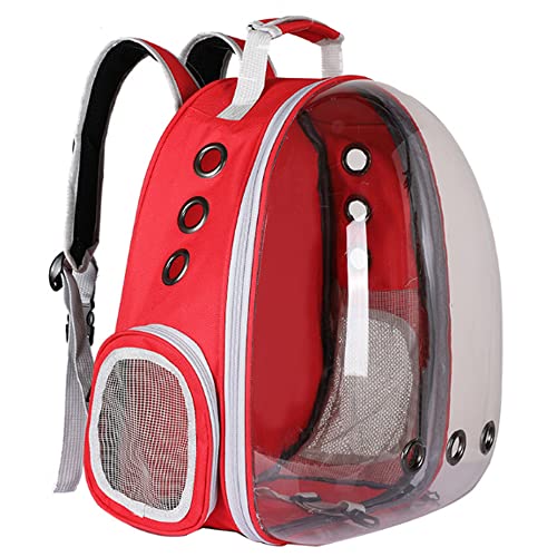 ZESLIV Haustier Raumtasche Breathable tragbare Schultern Katzen-Rucksack-transparente Katzen und Hunde für Outdoor Camping Urlaubsreisen von ZESLIV