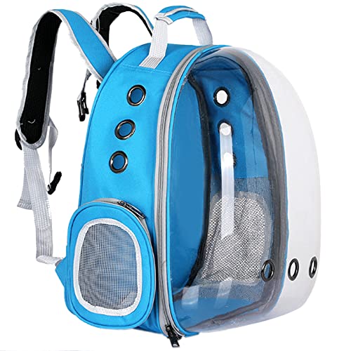 ZESLIV Haustier Raumtasche Breathable tragbare Schultern Katzen-Rucksack-transparente Katzen und Hunde für Outdoor Camping Urlaubsreisen von ZESLIV