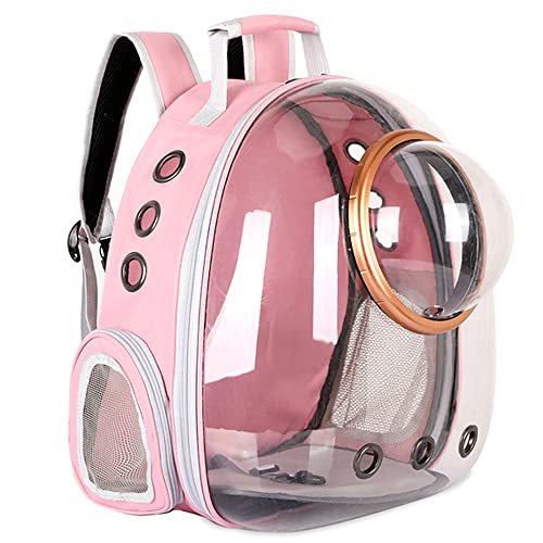 ZESLIV Haustier Raumtasche Breathable tragbare Schultern transparente Katzen und Hunde für Outdoor Camping Urlaubsreisen von ZESLIV