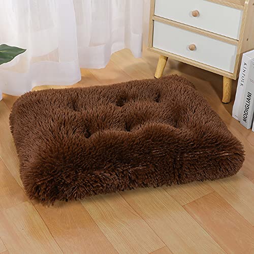 ZESLIV Hundebett Hundematte Hundekissenwarme Plush Matte Liegedecke Hundsofa Hundkissen waschbar von ZESLIV